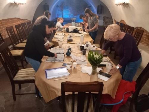 Sgraffito współczesne Sgraffito współczesne