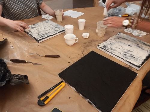 Sgraffito współczesne Sgraffito współczesne