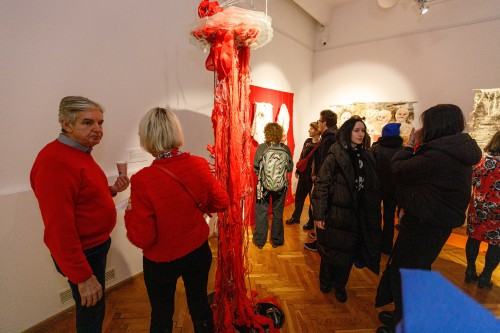 Otwarcie wystawy Textil Vandals, zdj. Katerina Kouzmitcheva Otwarcie wystawy Textil Vandals, zdj. Katerina Kouzmitcheva