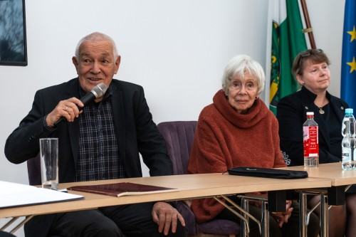 Prof. M. Jędrzejewski, A. Szpakowska, dr M. Mieczkowska