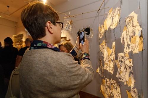 Otwarcie wystawy Textil Vandals, zdj. Katerina Kouzmitcheva Otwarcie wystawy Textil Vandals, zdj. Katerina Kouzmitcheva