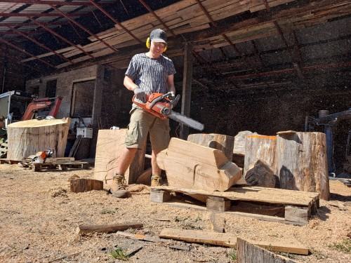 VIII plener rzeźbiarski, Dobrodzień 2022, fot. Andrzej Kosowski