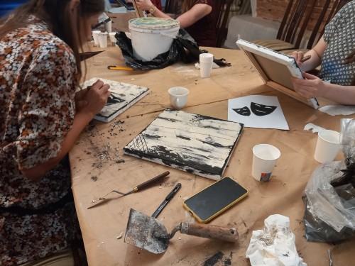 Sgraffito współczesne Sgraffito współczesne