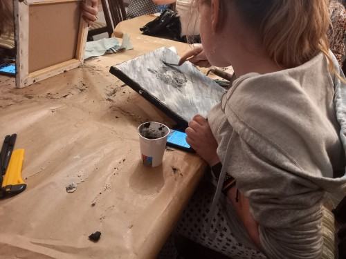 Sgraffito współczesne Sgraffito współczesne