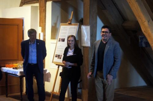 Otwarcie wystawy Studyjne Eksperiencje odbywającej się w ramach Europejskiej Nocy Muzeów w Chojnicach.