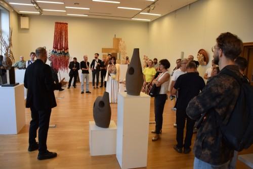 Wystawa Przestrzeń jest materialna, zdj. Roland Grabkowski