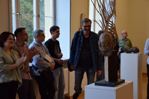 Wystawa Przestrzeń jest materialna, zdj. Roland Grabkowski