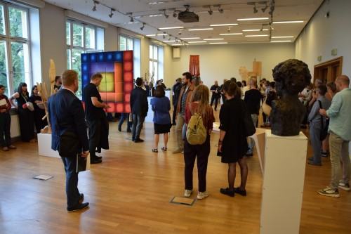 Wystawa Przestrzeń jest materialna, zdj. Roland Grabkowski