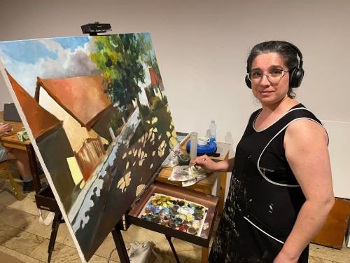 Międzypokoleniowy Polsko-Izraelski Plener Malarski. Lubniewice 2024