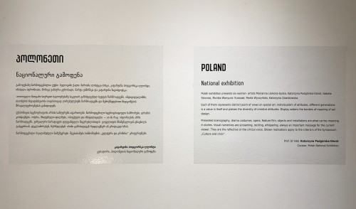 Biennale Scenografii w Tbilisi, wystawa Biennale Scenografii w Tbilisi, wystawa