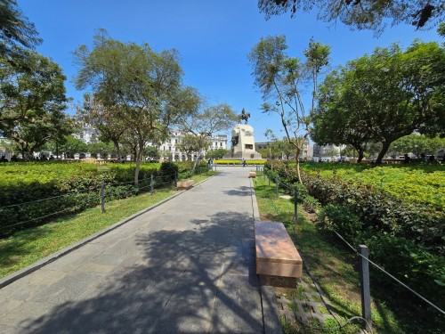 Plac San Martín, Lima, 2025, fot. M. Kaczmarska