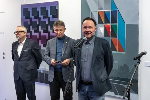 Rezonanse Sztuki XIV - Cztery Głosy: Zbigniew Gorlak, Andrzej Zdanowicz, Wojciech Leder, Lesław Tetla.