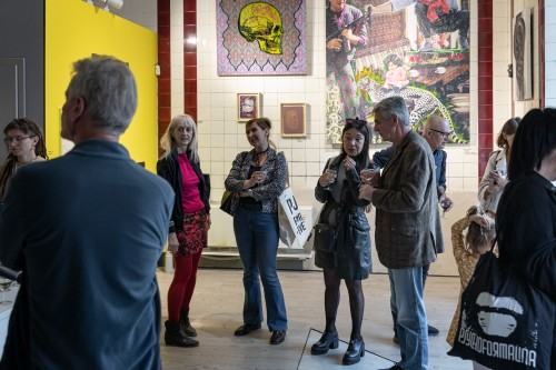 Wernisaż wystawy PJ Forever, Galeria Exit, 8. Festiwal Malarstwa, 2023, zdj. Michał Pietrzak