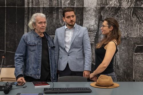 Wykład Zbigniewa Rybczyńskiego, zdj. Michał Pietrzak