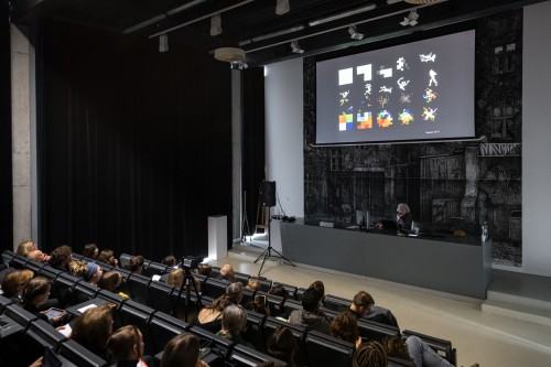 Wykład Zbigniewa Rybczyńskiego, zdj. Michał Pietrzak