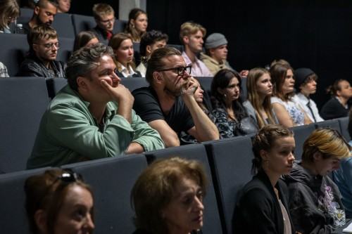 Wykład Zbigniewa Rybczyńskiego, zdj. Michał Pietrzak