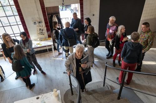 Wernisaż wystawy PJ Forever, Galeria Exit, 8. Festiwal Malarstwa, 2023, zdj. Michał Pietrzak