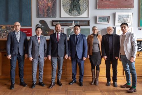 Delegacja z Mongolii