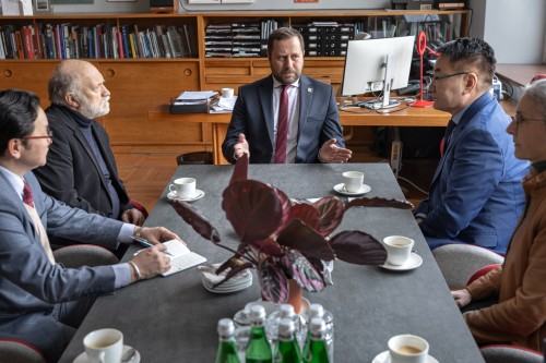 Delegacja z Mongolii