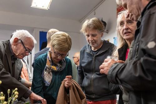 Wernisaż wystawy PJ Forever, Galeria u Kosałki, 8. Festiwal Malarstwa, 2023, zdj. Michał Pietrzak Wernisaż wystawy PJ Forever, Galeria u Kosałki, 8. Festiwal Malarstwa, 2023, zdj. Michał Pietrzak