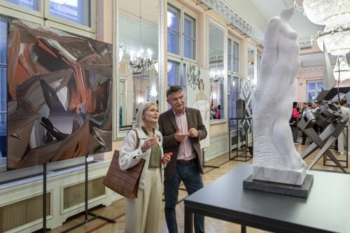 Otwarcie wystawy Sztuka na Scenie, zdj. Michał Pietrzak Otwarcie wystawy Sztuka na Scenie, zdj. Michał Pietrzak