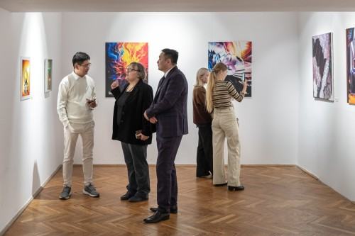 Niebieski wiatr_wernisaż Niebieski wiatr_wernisaż