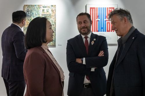 Niebieski wiatr_wernisaż Niebieski wiatr_wernisaż