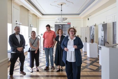 Alfreda Poznańska. Rzeźba_wernisaż