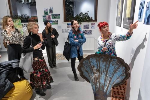 Wernisażu wystawy Emphatic Design vol. 4 w galerii Sztuka na miejscu, fot. Michał Pietrzak