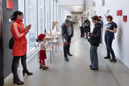 Wernisaż wystawy Katarzyny Słuchockiej, pt. Komentarze nie słowne