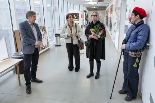 Wernisaż wystawy Katarzyny Słuchockiej, pt. Komentarze nie słowne