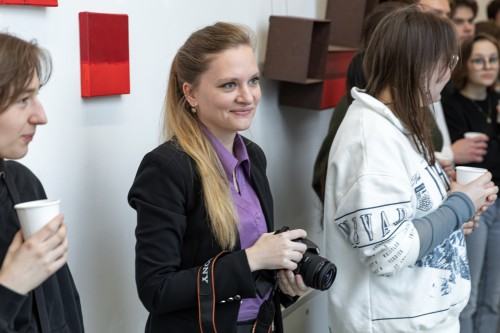 Wernisaż wystawy Katarzyny Słuchockiej, pt. Komentarze nie słowne