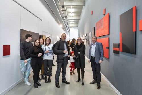 Wernisaż wystawy Katarzyny Słuchockiej, pt. Komentarze nie słowne