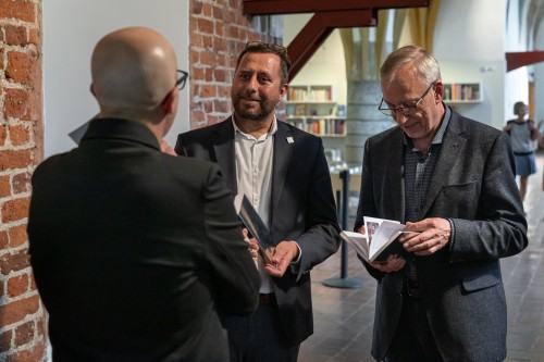 Zgubne skutki..., prof. M. Jędrzejewski, wernisaż