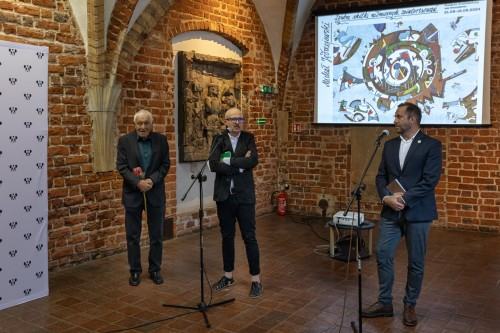 Zgubne skutki..., prof. M. Jędrzejewski, wernisaż