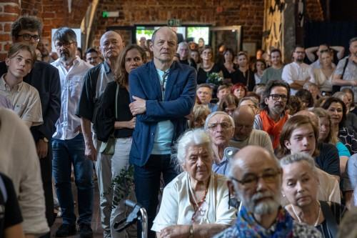 Zgubne skutki..., prof. M. Jędrzejewski, wernisaż