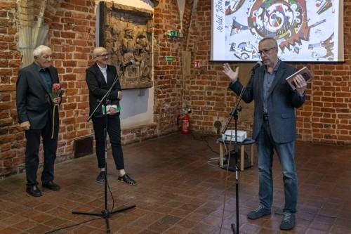 Zgubne skutki..., prof. M. Jędrzejewski, wernisaż