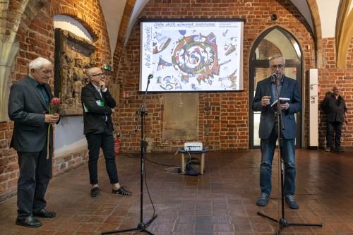 Zgubne skutki..., prof. M. Jędrzejewski, wernisaż