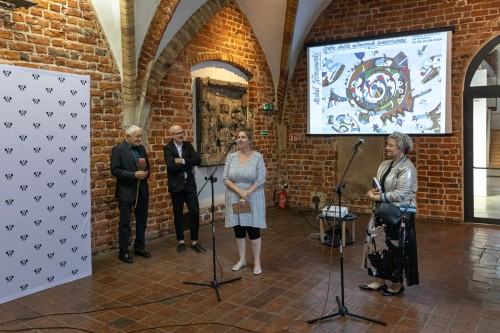 Zgubne skutki..., prof. M. Jędrzejewski, wernisaż