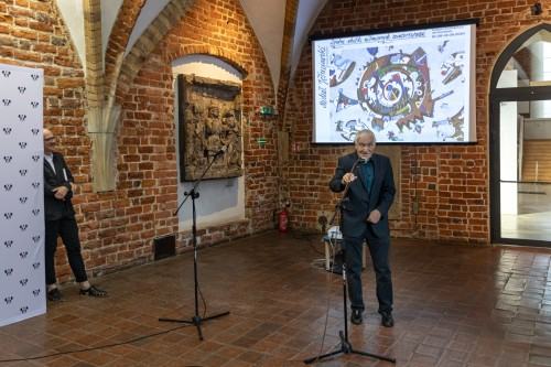 Zgubne skutki..., prof. M. Jędrzejewski, wernisaż