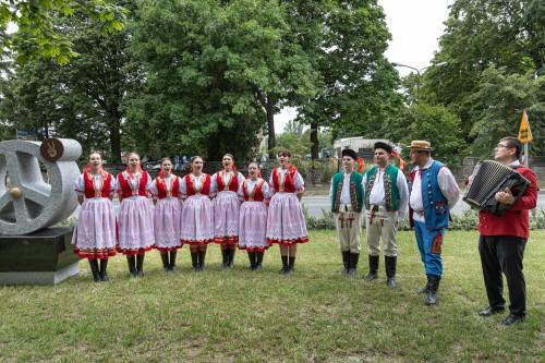 Otwarcie wystawy kończącej 9 Strzegomskie Biennale Rzeźby w Granicie