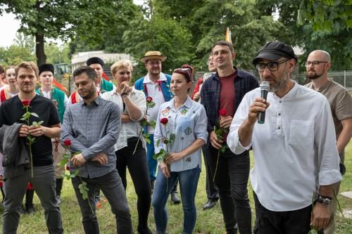 Otwarcie wystawy kończącej 9 Strzegomskie Biennale Rzeźby w Granicie