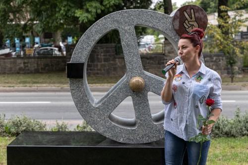 Otwarcie wystawy kończącej 9 Strzegomskie Biennale Rzeźby w Granicie