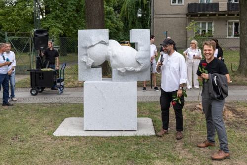 Otwarcie wystawy kończącej 9 Strzegomskie Biennale Rzeźby w Granicie