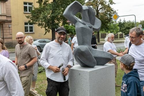 Otwarcie wystawy kończącej 9 Strzegomskie Biennale Rzeźby w Granicie