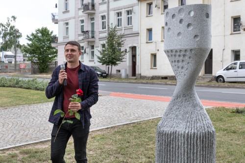 Otwarcie wystawy kończącej 9 Strzegomskie Biennale Rzeźby w Granicie