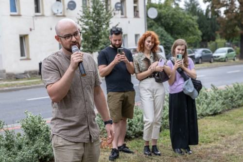 Otwarcie wystawy kończącej 9 Strzegomskie Biennale Rzeźby w Granicie