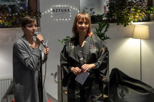 Otwarcie wystawy Magdaleny Wosik pt. Wierzę w wiersze, zdj. Michał Pietrzak