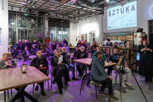 Otwarcie wystawy Magdaleny Wosik pt. Wierzę w wiersze, zdj. Michał Pietrzak