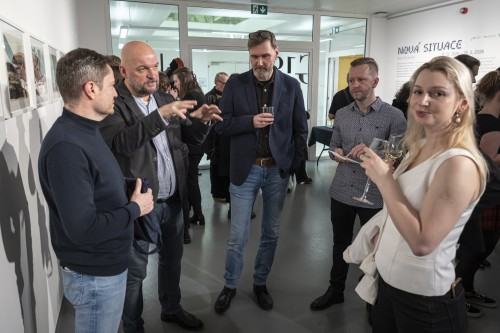 Otwarcie wystawy Nowa sytuacja, zdj. Olena Matoshniuk i Michał PietrzakOtwarcie wystawy Nowa sytuacja, zdj. Olena Matoshniuk i Michał Pietrzak
